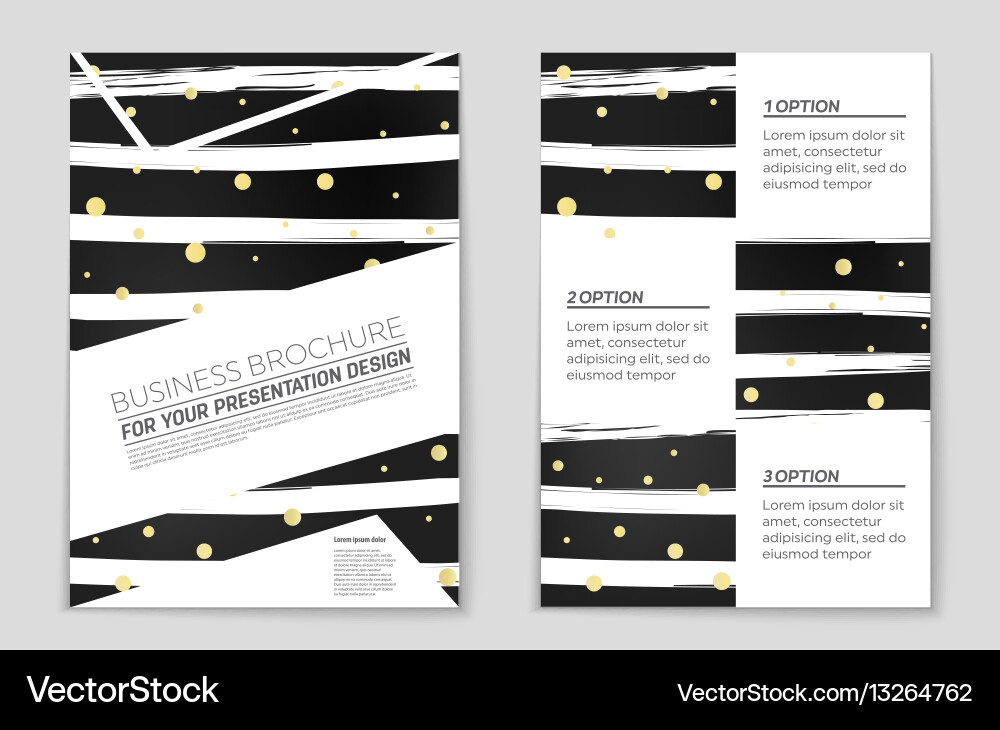 Abstract layout background set for art vector image