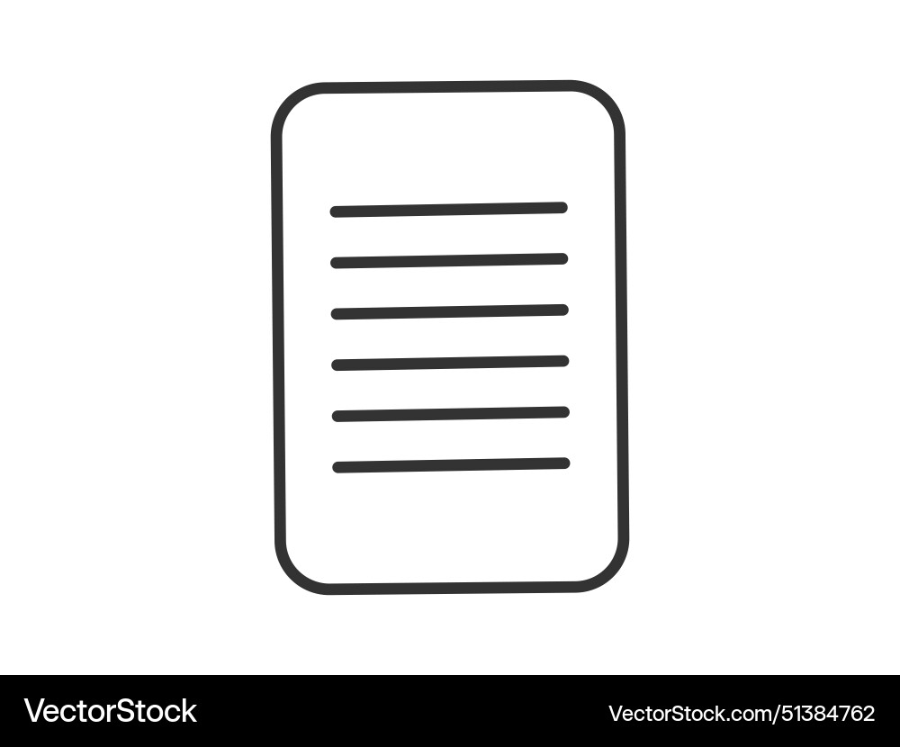 Document Icon - Page Indicator Vector Image