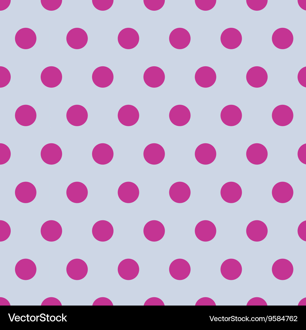 Seamless polka dot pattern background vector image
