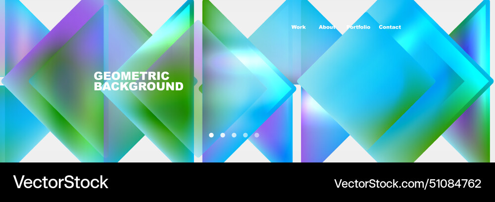 Symmetrical triangle pattern in vibrant rainbow Symmetrical triangle pattern in vibrant rainbow Vector Image