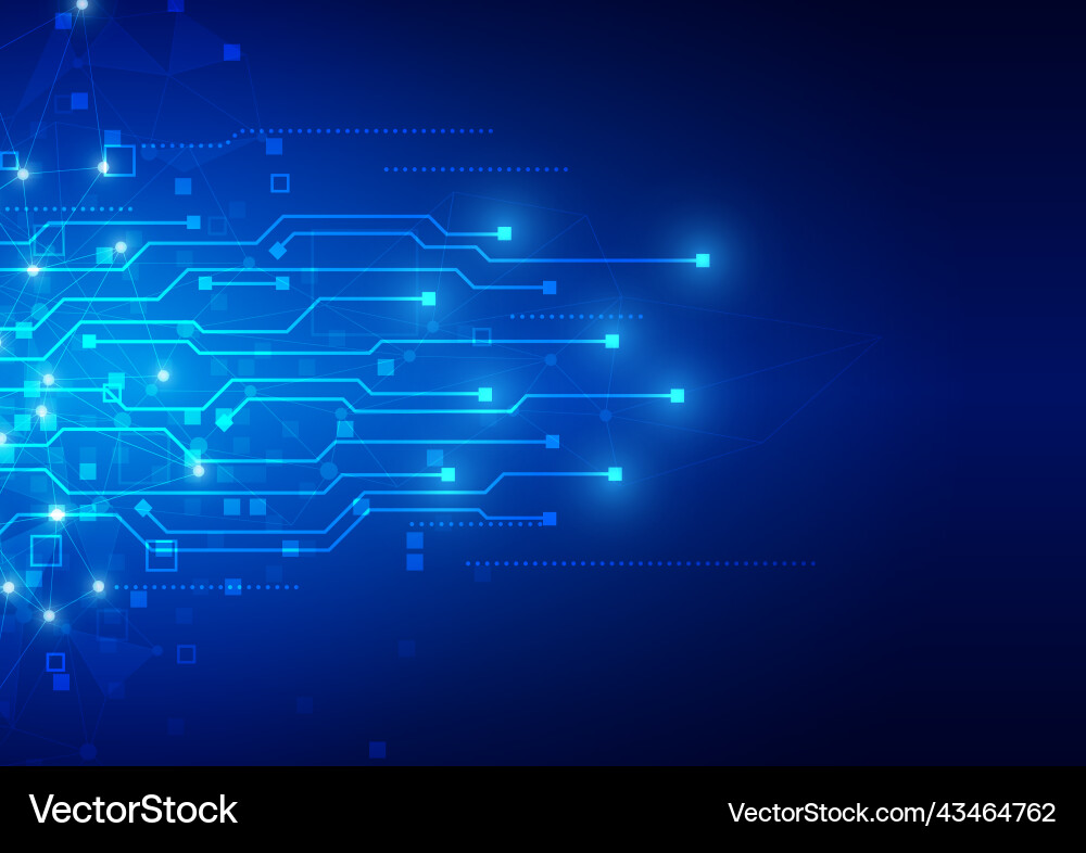 Technology background with hi-tech digital data Technology background with hi-tech digital data Vector Image