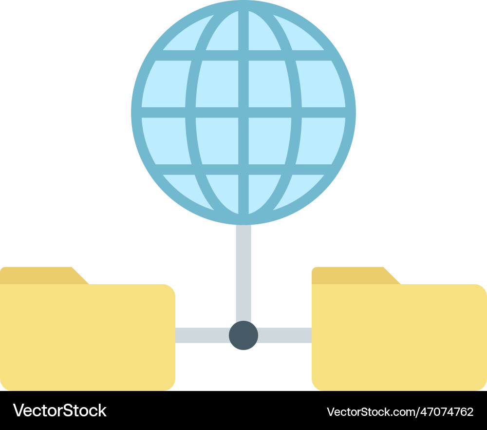 World data icon image suitable for mobile vector image