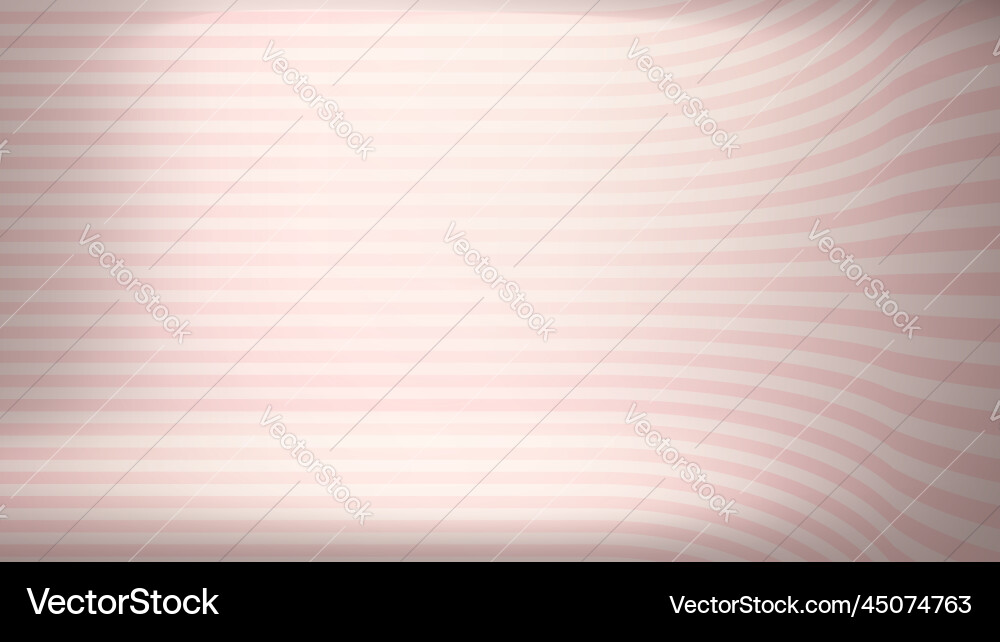 A pink color stripped background for objects vector image