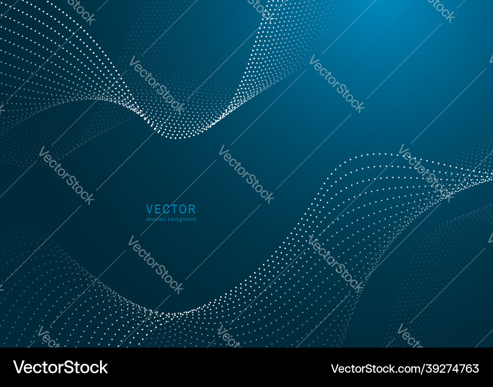 Abstract Particle Flow Background vector image