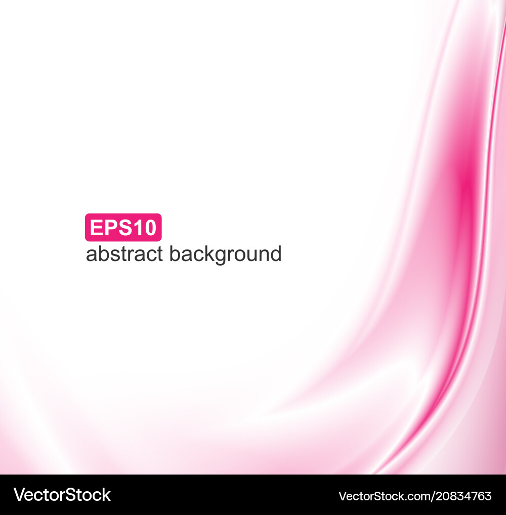 Abstract pink waves background vector image