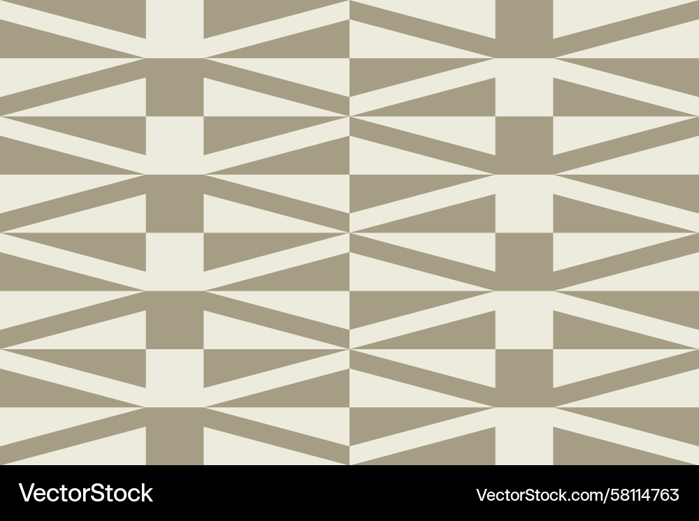 Brown Triangular Pattern Vector Image