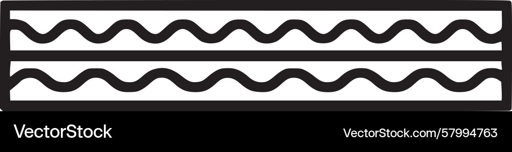 Dynamic Layered Wave Pattern Vector Image