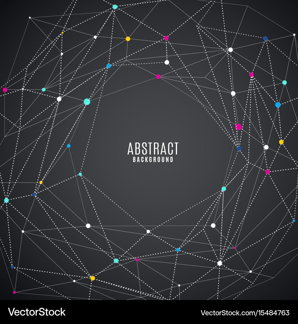 Dynamic Mesh Grid Background vector image