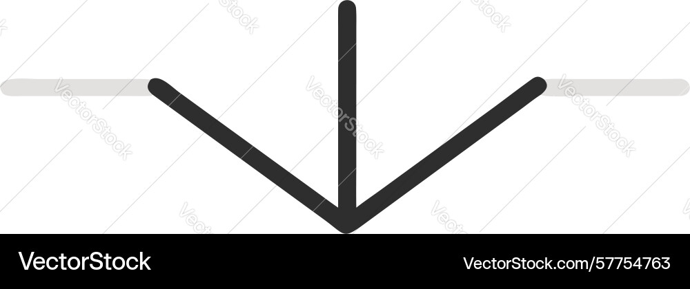 Geometrisches abstraktes Designelement mit Winkel vektorbild