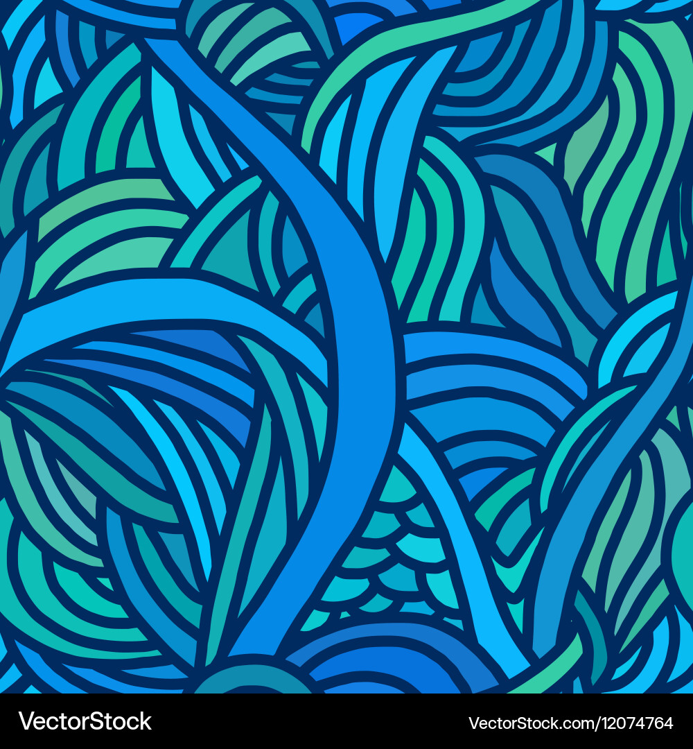 Abstract seamless patterns vector image