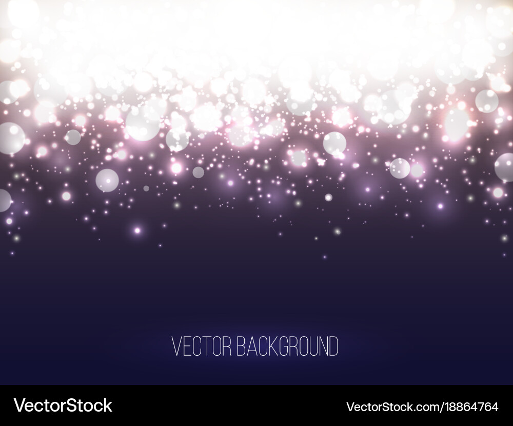 Abstract shining background colorful bokeh vector image