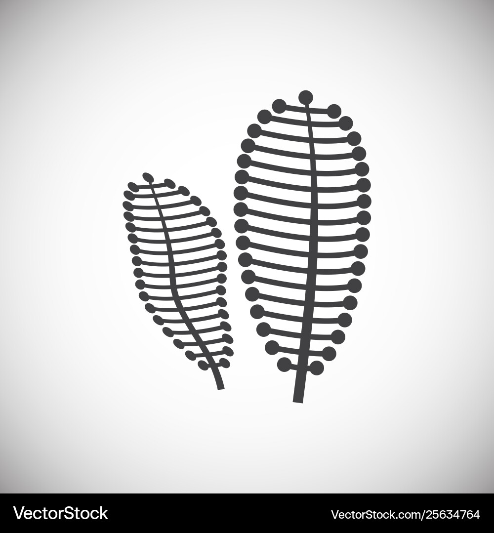 Coral icon on background for graphic and web Coral icon on background for graphic and web Vector Image