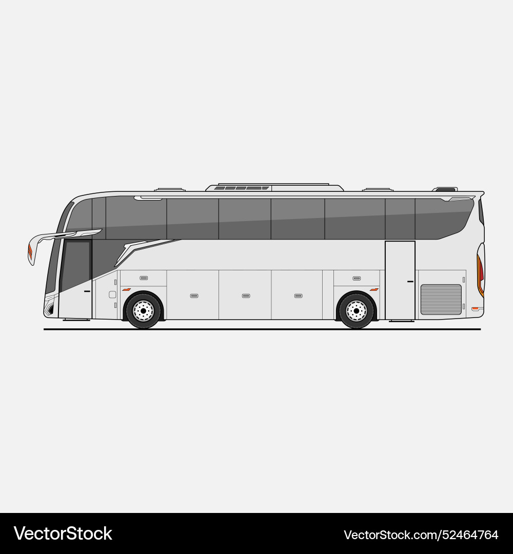 Mock up bus Vector Image