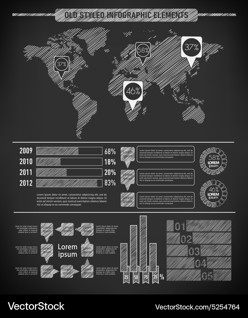 Modern elements of info graphics Vector Image