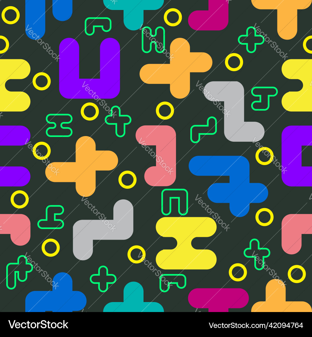Seamless pattern background design Vector Image