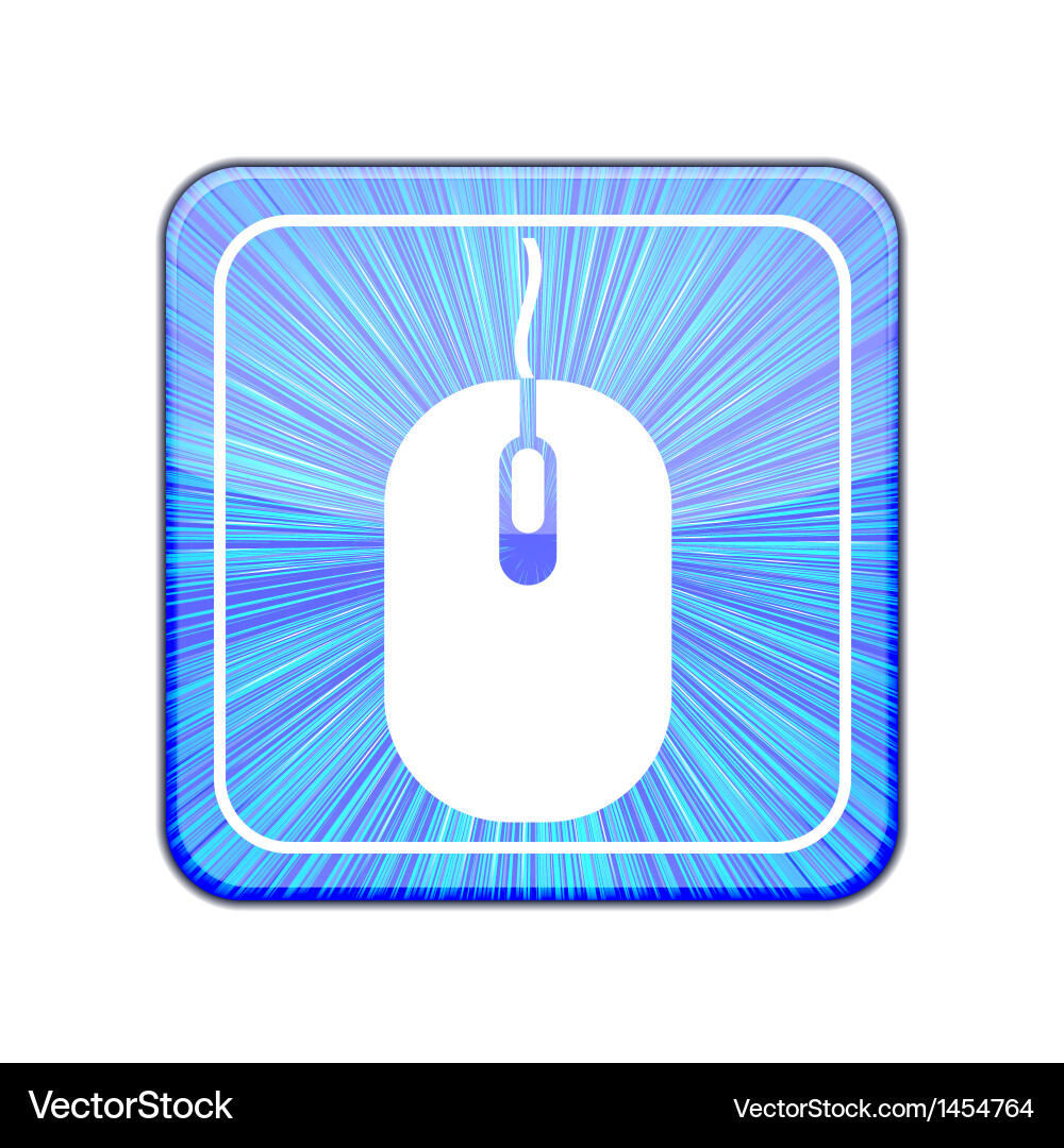Version computer mouse icon eps 10 vector image