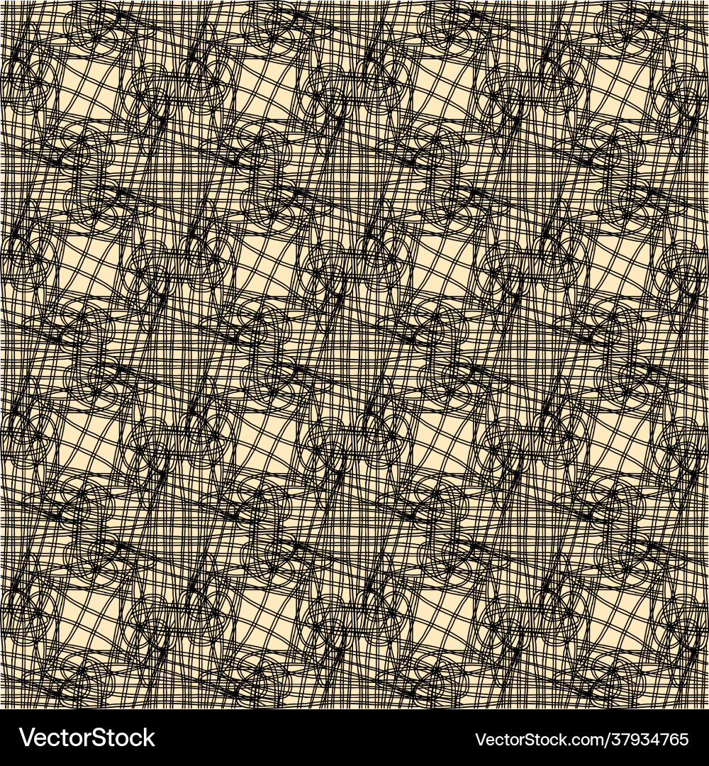 Abstract pattern with twisted lines Vector Image