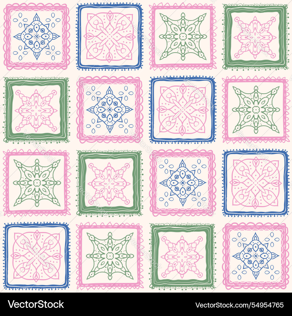 Backsplash preppy seamless pattern with abstract Backsplash preppy seamless pattern with abstract vector image