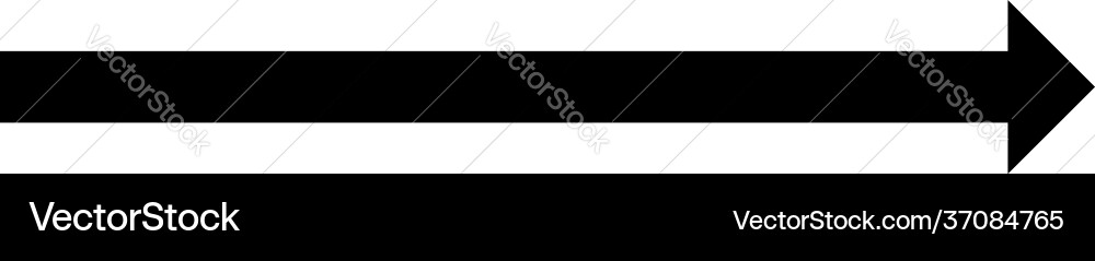 Black arrow pointing right shape element Black arrow pointing right shape element Vector Image