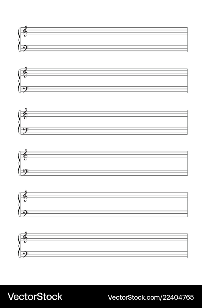 blank-sheet-music-musical-notation-royalty-free-vector for Free Printable Blank Music Sheets For Guitar Blank Sheet Music - Musical Notation Royalty Free Vector for Free Printable Blank Music Sheets For Guitar