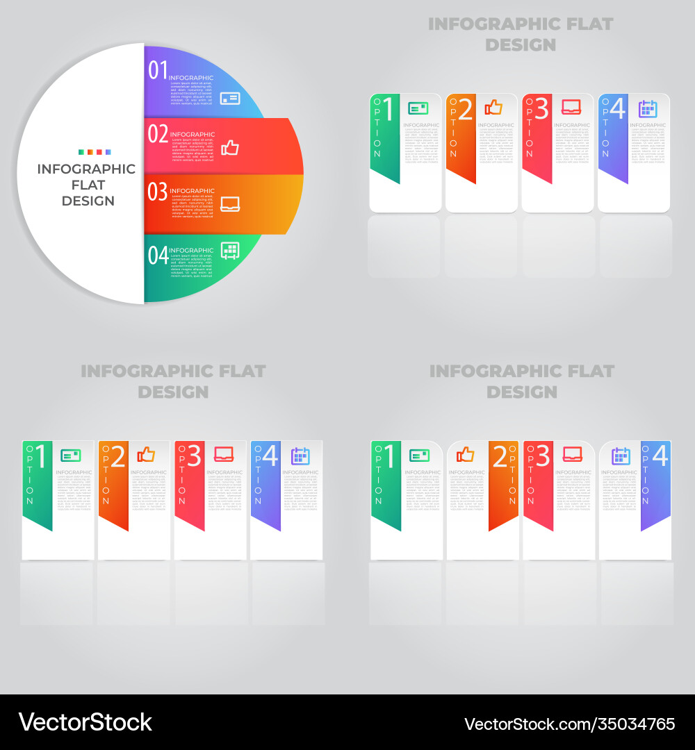 Business data visualization process chart Vector Image