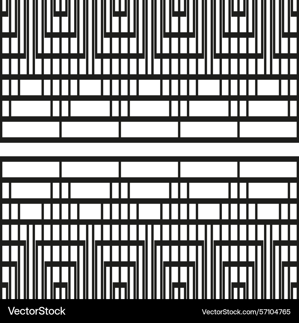 Horizontal stripe pattern abstract linear Horizontal stripe pattern abstract linear vector image