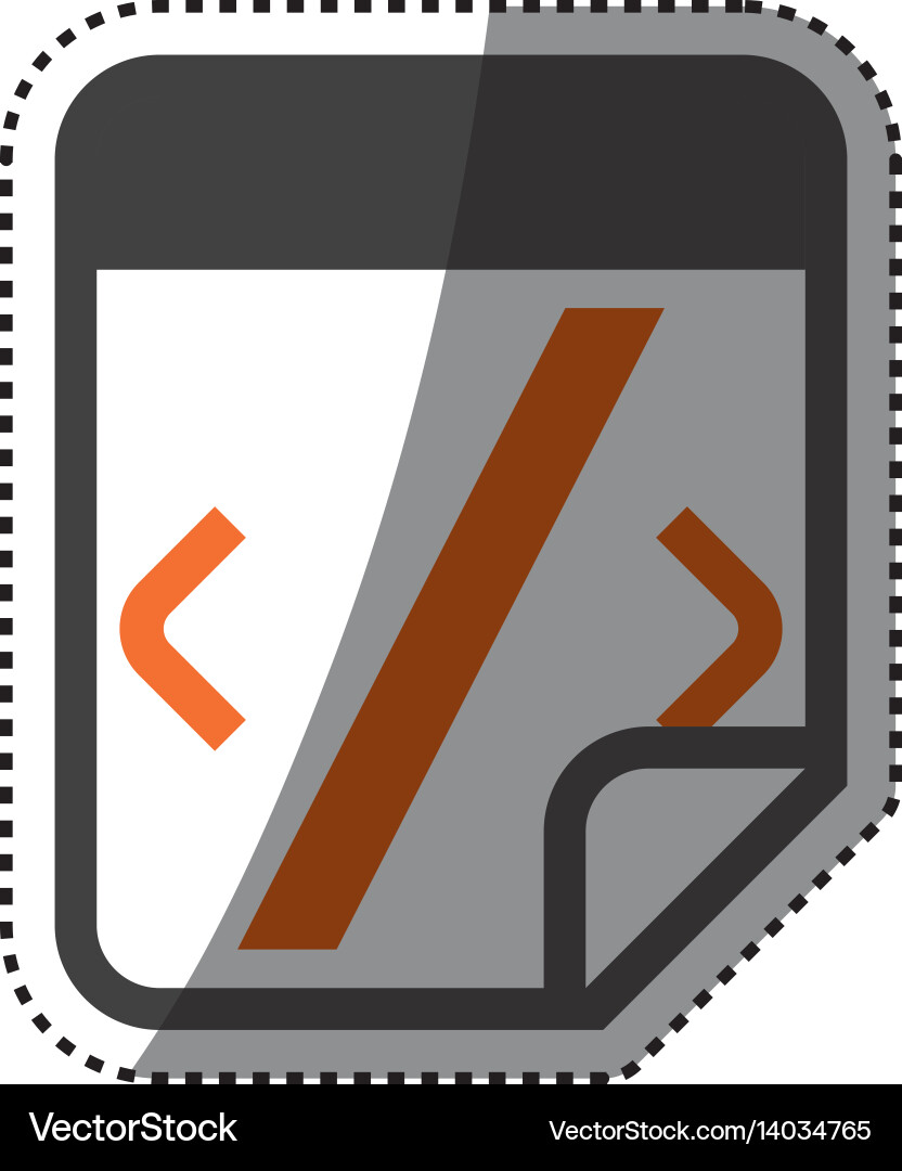 Html Programmiercode vektorbild