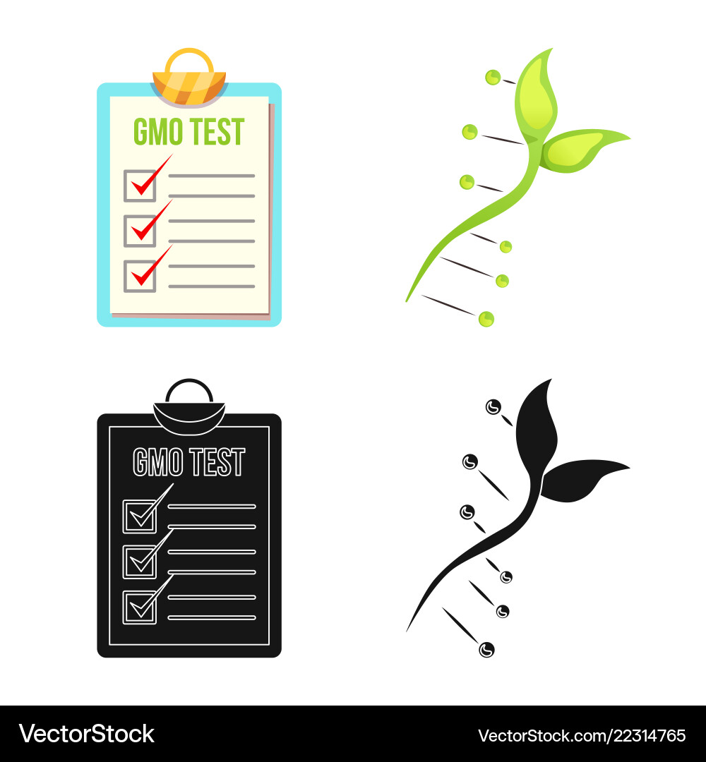 Isolated object of and logo set s vector image