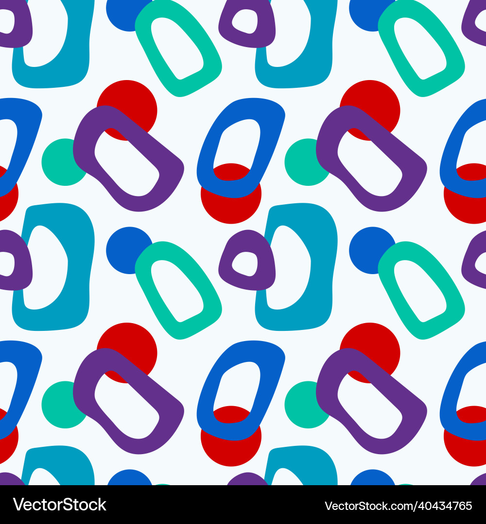 Seamless abstract pattern of simple organic shapes Seamless abstract pattern of simple organic shapes vector image