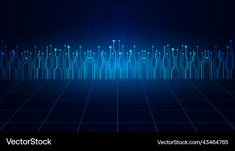 Technology background with hi-tech digital data Technology background with hi-tech digital data vector image