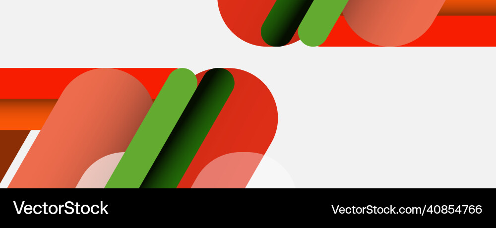 Abstract background round shapes lines Vector Image
