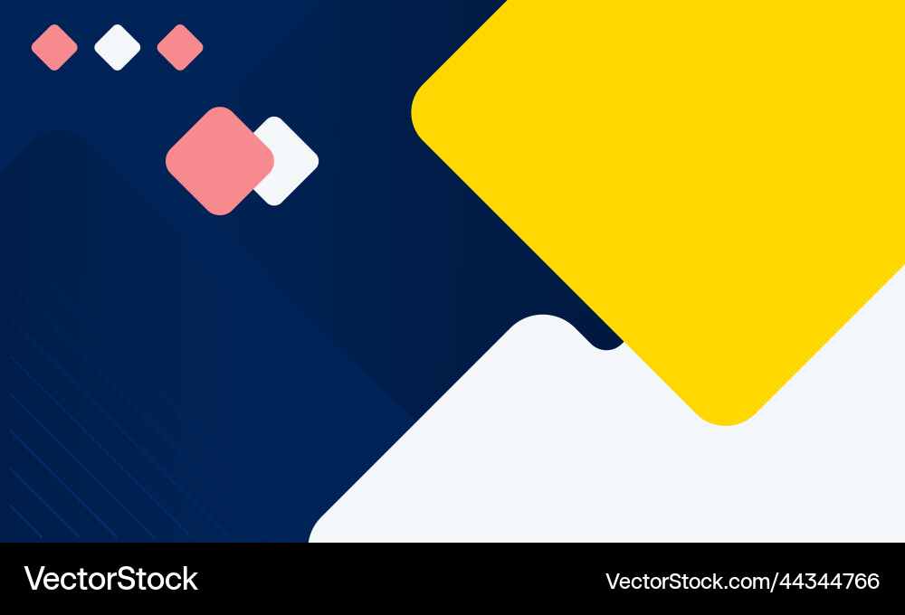 Abstract background with 3d elements Vector Image