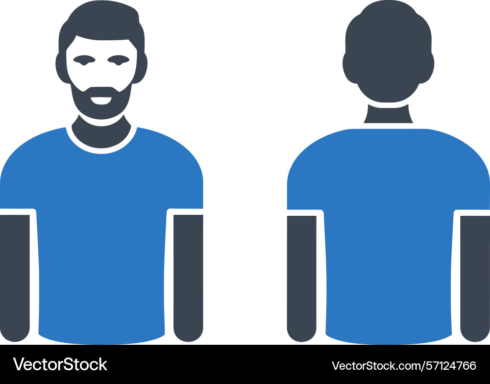 Man with beard icon Vector Image