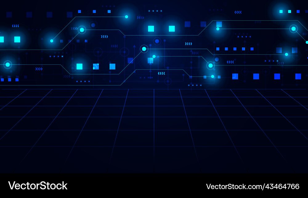 Technology background with hi-tech digital data Technology background with hi-tech digital data vector image