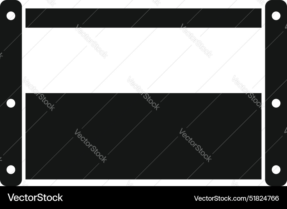 Toolbox icon representing building and repairing vector image