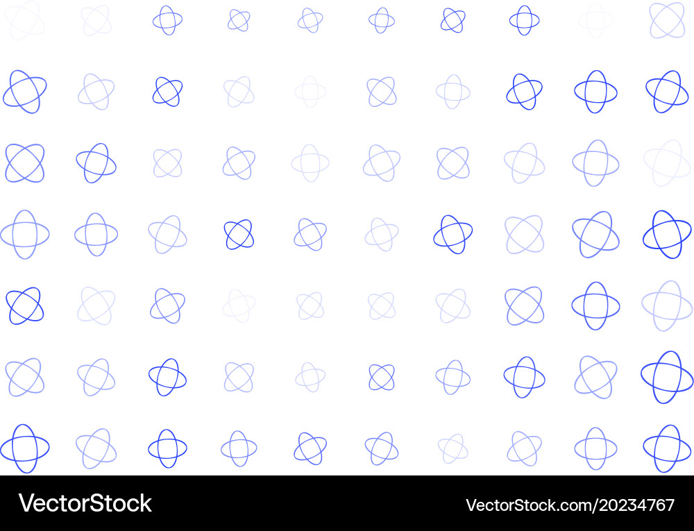 Abstract colored oval mixed shape pattern style Vector Image