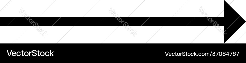 Black arrow pointing right shape element Black arrow pointing right shape element Vector Image