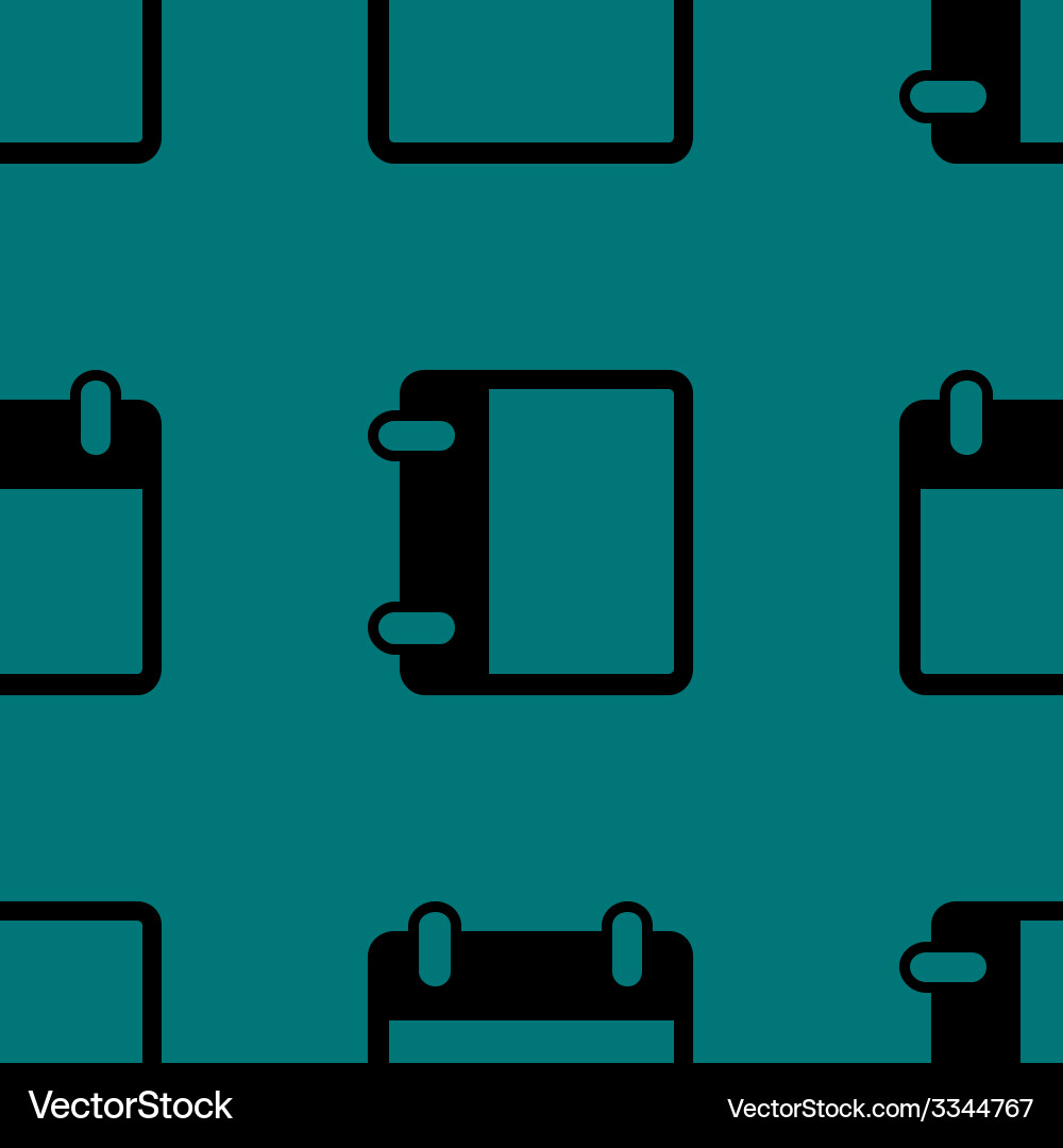Calendar web icon flat design seamless pattern Vector Image