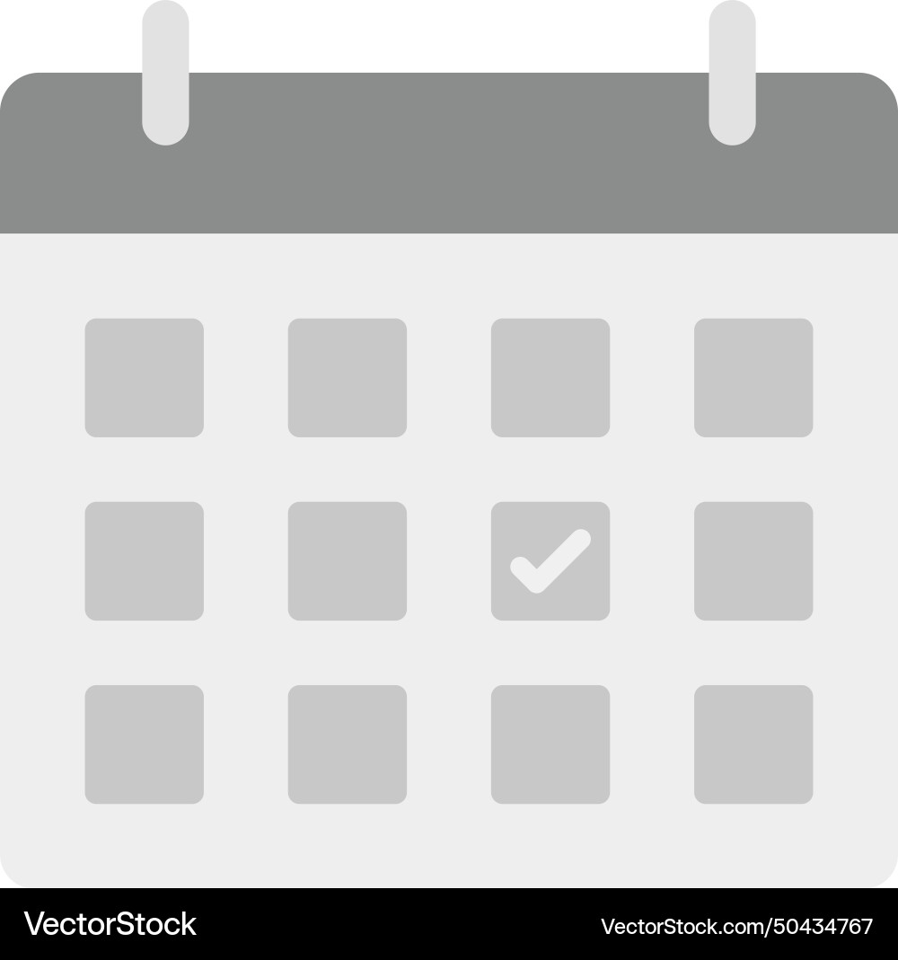 Scheduled event icon image vector image