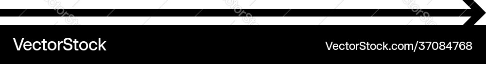 Black arrow pointing right shape element Black arrow pointing right shape element vector image