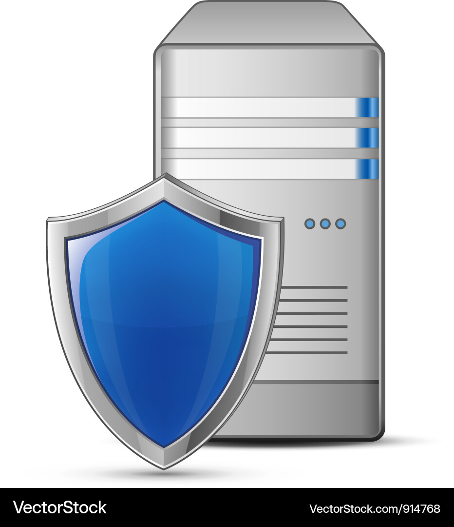 Computer Security vector image