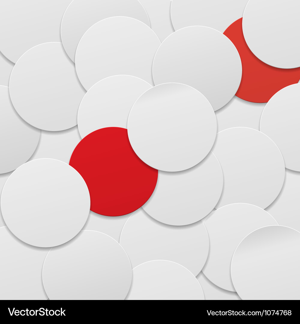 Modern Circular Frame Background vector image