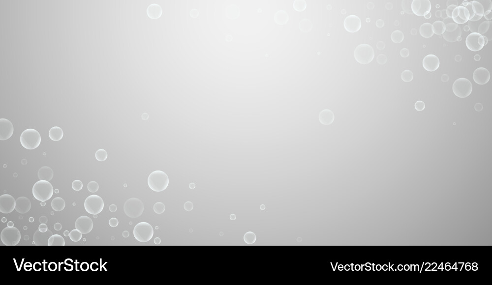 Random soap bubbles abstract background blowing b Random soap bubbles abstract background blowing b vector image