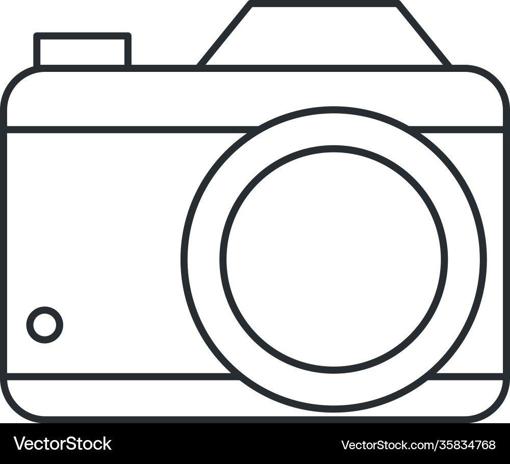 Retro camera device design Vector Image