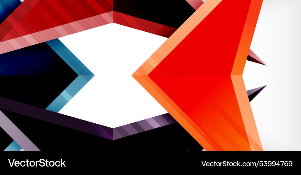 Abstract background color triangles and arrows Abstract background color triangles and arrows vector image