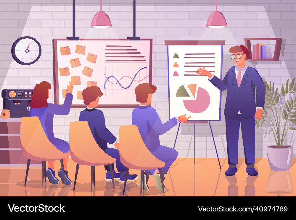 Business Training Session – Royalty-Free Vector | VectorStock