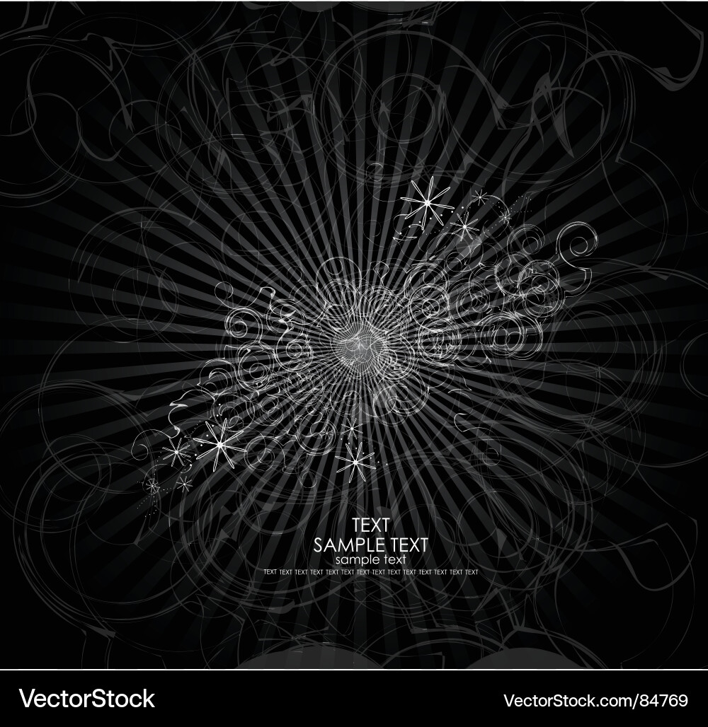 Dynamic Spiral Background vector image