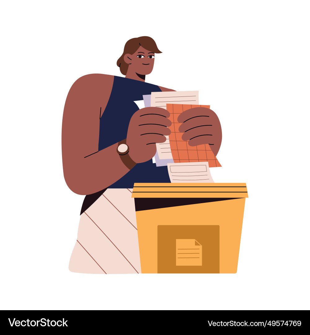People separate garbage sorting rubbish People separate garbage sorting rubbish vector image