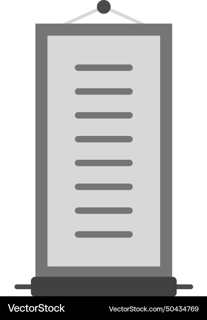 Scroll icon image Vector Image