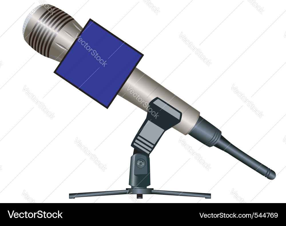 Wireless microphone Vector Image